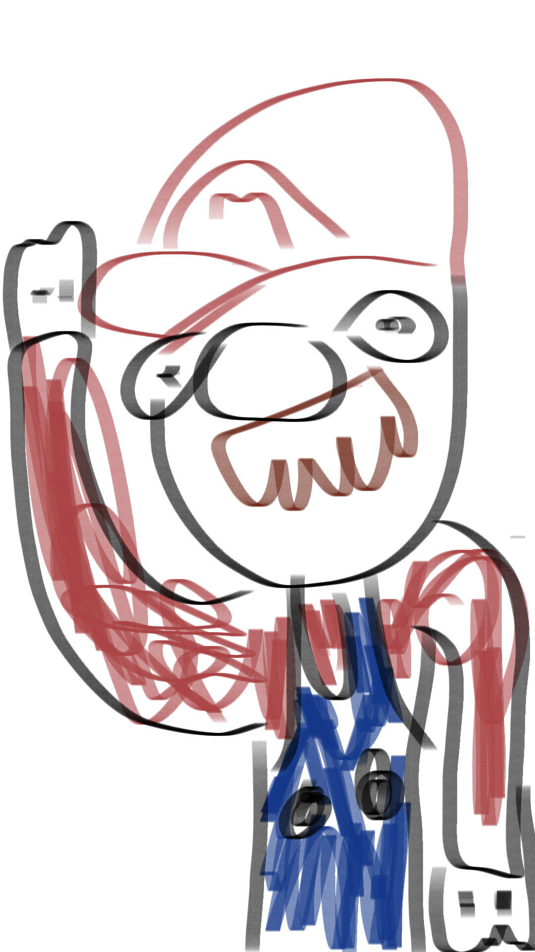 Abstract Mario portrait